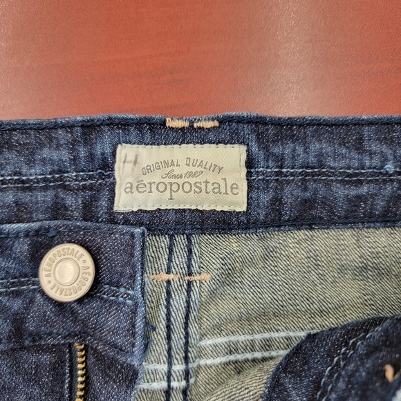 Aeropostale Sz 7/8 Distressed Jean Shorts - Picture 3 of 6